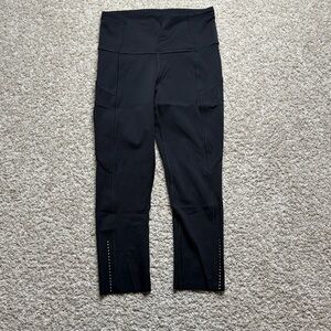 Lululemon Fast and Free Crop II 19" *Nulux